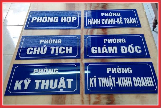 Bảng Số Nhà