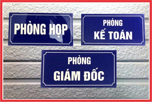 Bảng Số Nhà