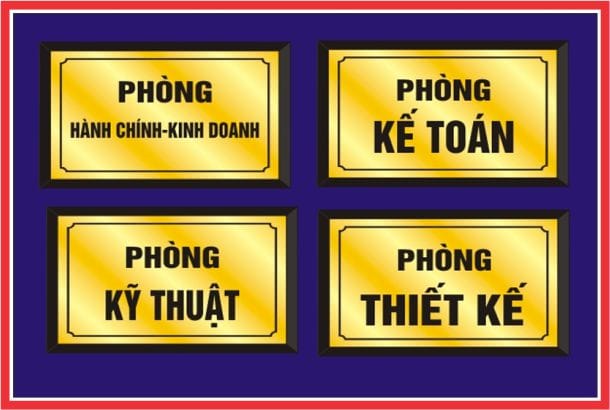 Bảng Số Nhà