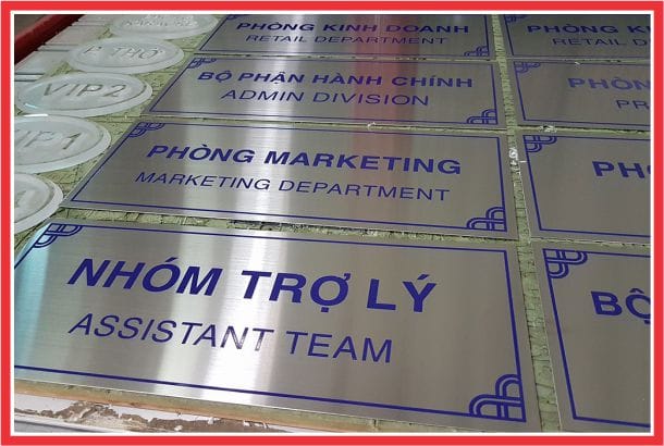 Bảng Số Nhà