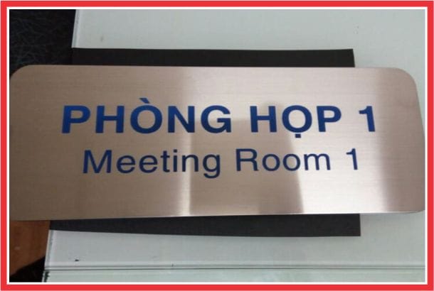 Bảng Số Nhà