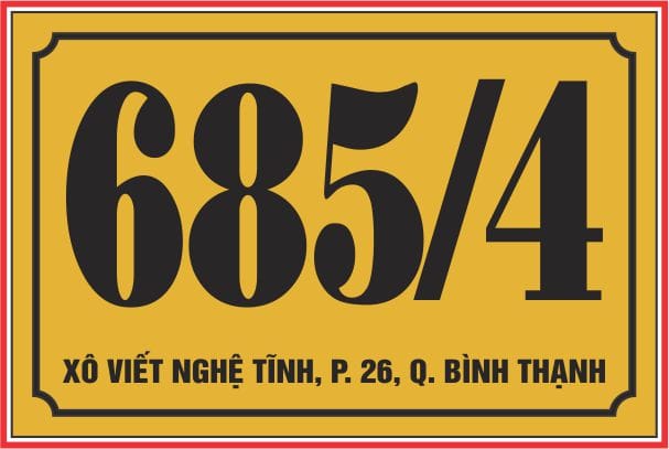 Bảng Số Nhà