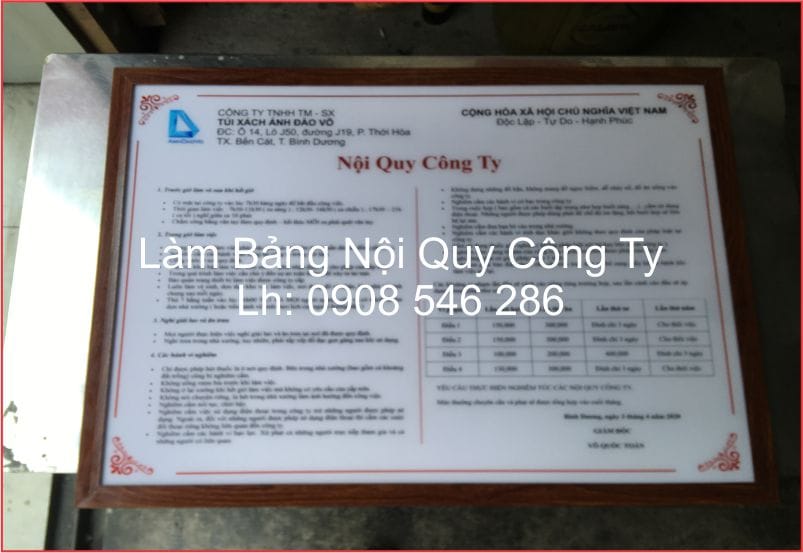 Bảng Số Nhà