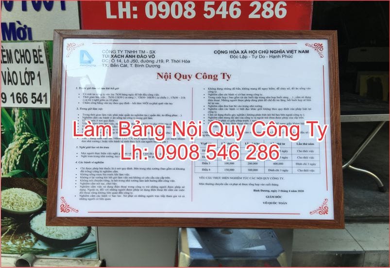 Bảng Số Nhà