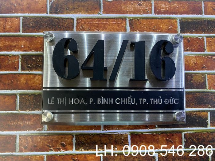 Bảng Số Nhà