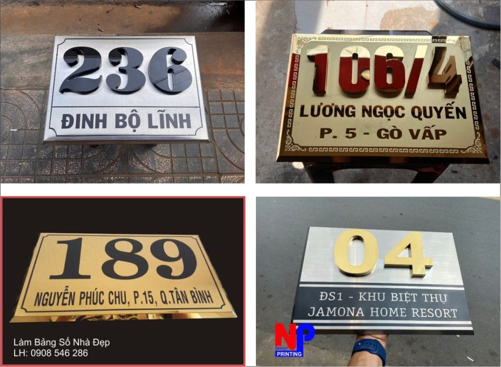 Bảng Số Nhà