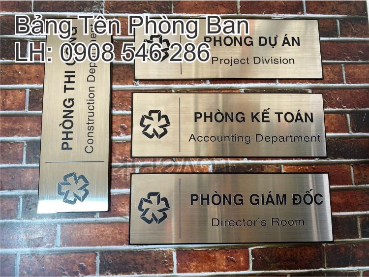 Bảng Số Nhà