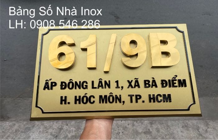 Bảng Số Nhà