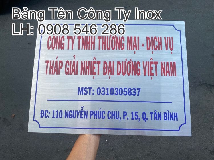 Bảng Số Nhà