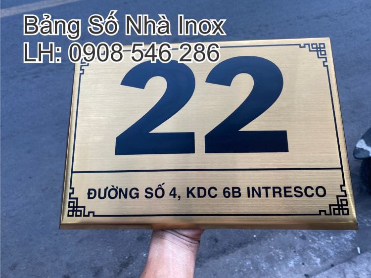 Bảng Số Nhà