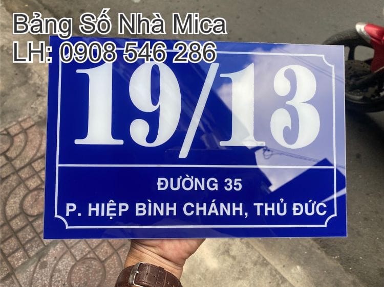 Bảng Số Nhà