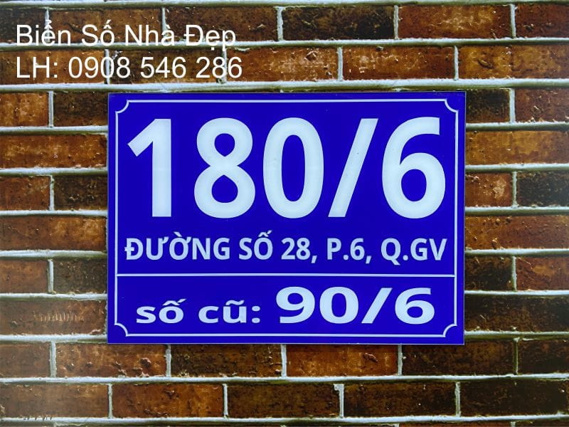 Bảng Số Nhà