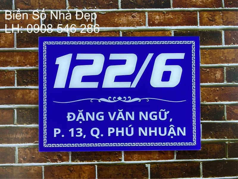 Bảng Số Nhà