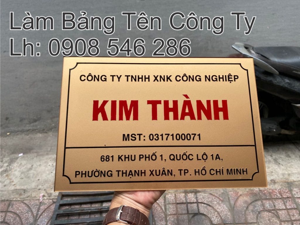 Bảng Số Nhà