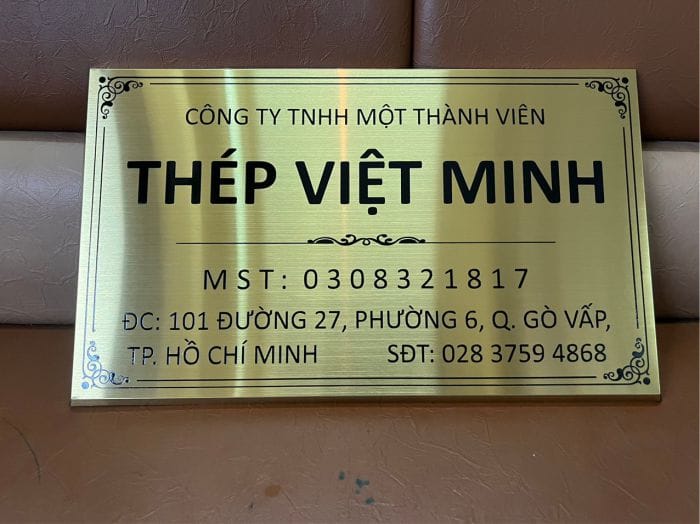Bảng Số Nhà