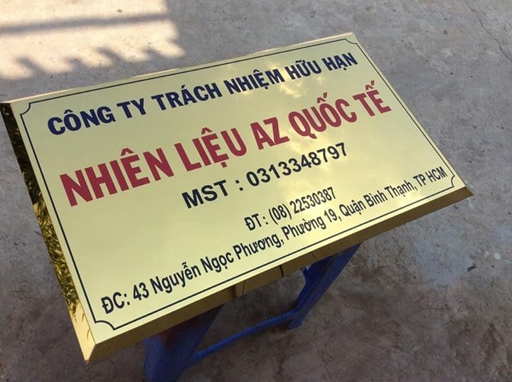 Bảng Số Nhà