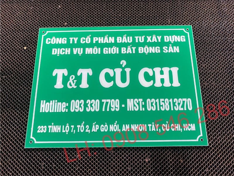 Bảng Số Nhà
