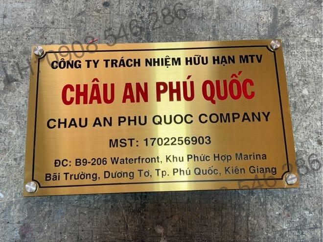 Bảng Số Nhà