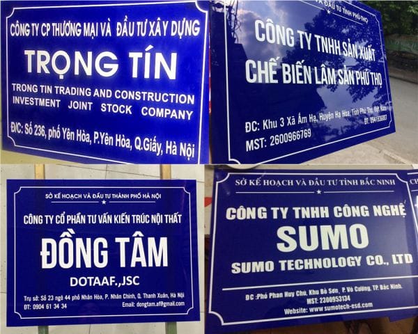 Bảng Số Nhà