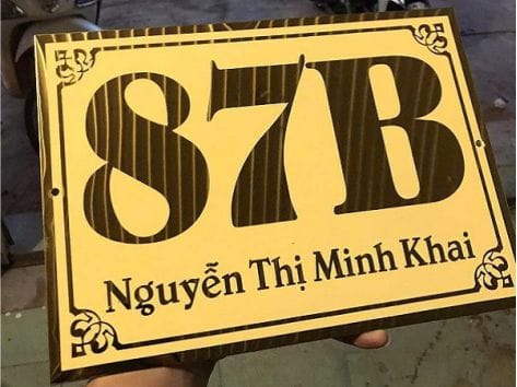 Bảng Số Nhà