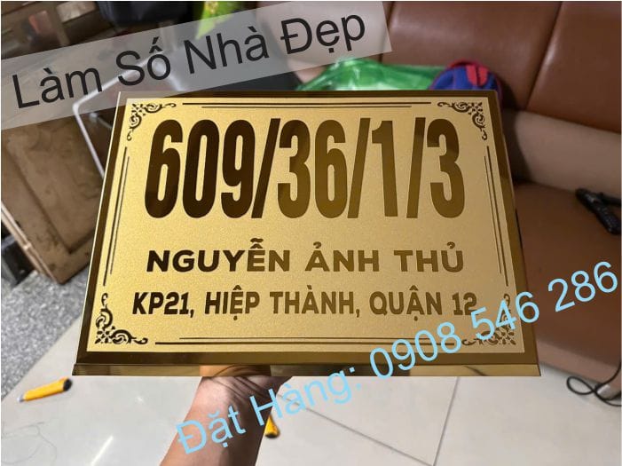 Bảng Số Nhà
