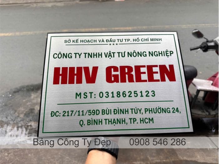 Bảng Số Nhà