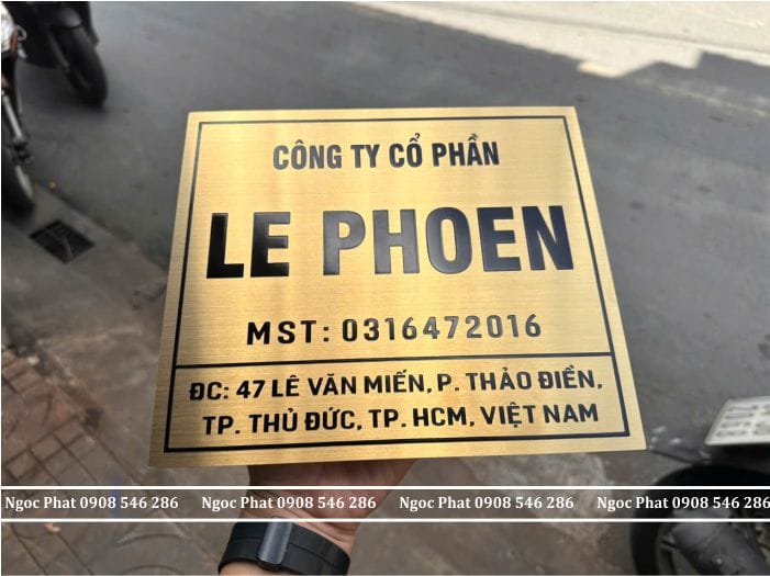 Bảng Số Nhà