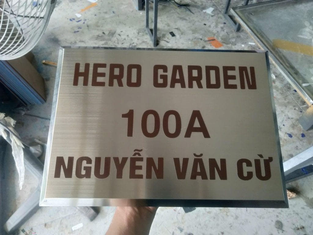 Bảng Số Nhà