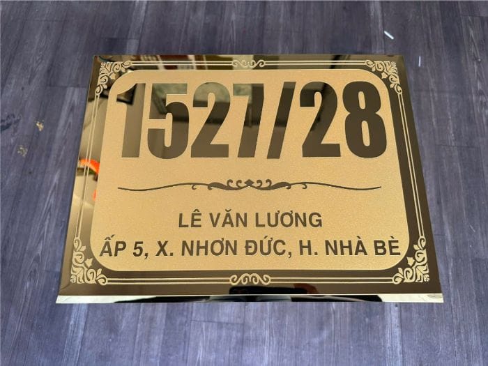 Bảng Số Nhà