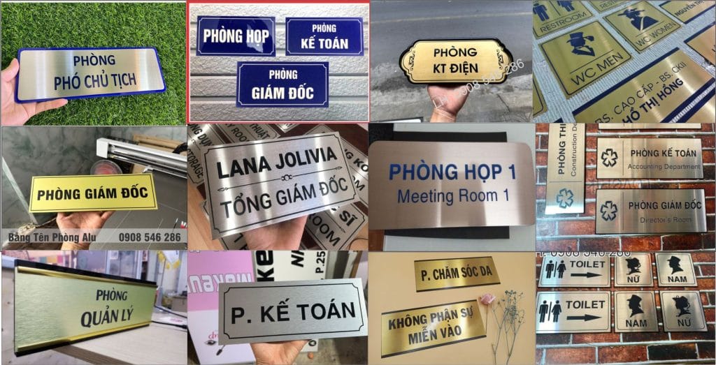 Bảng Số Nhà