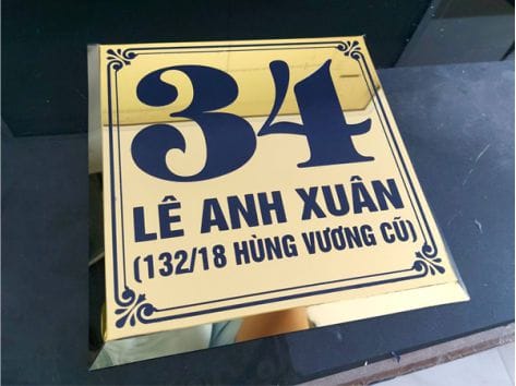 Bảng Số Nhà