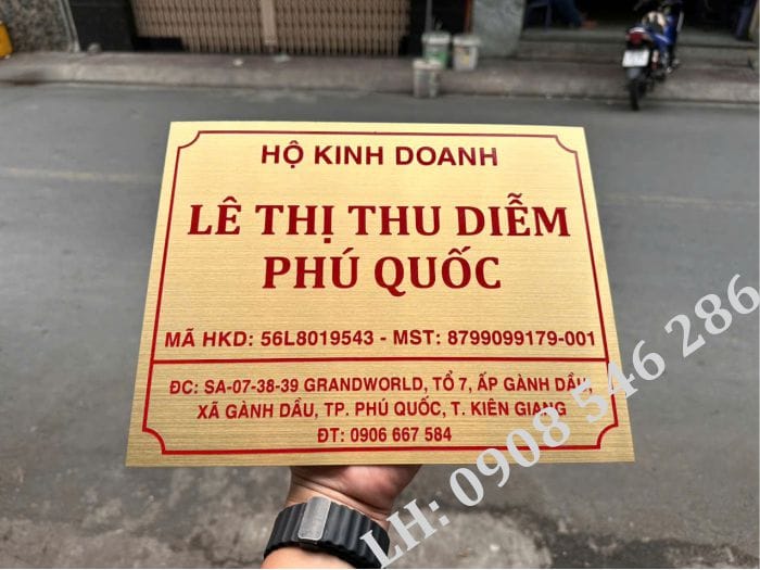 Bảng Số Nhà