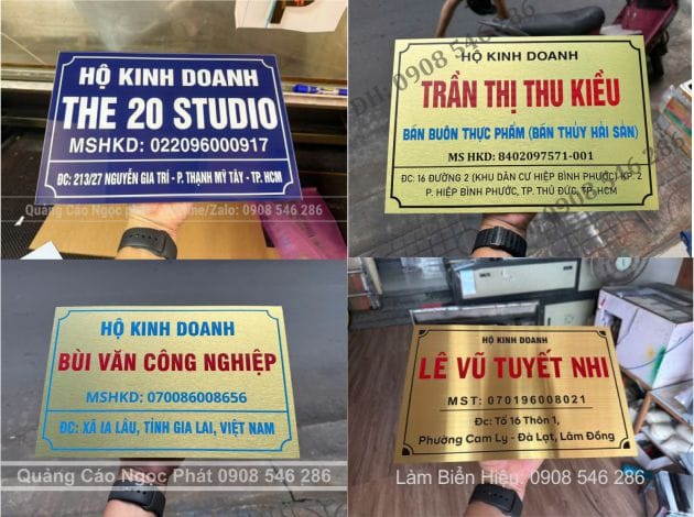 Bảng Số Nhà