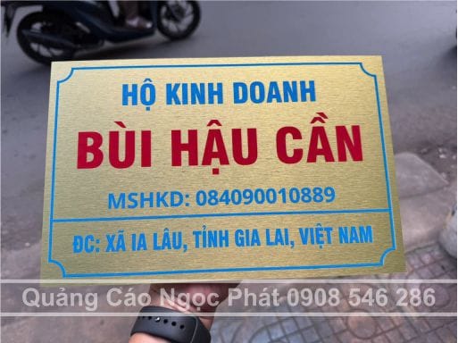 Bảng Số Nhà