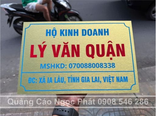 Bảng Số Nhà
